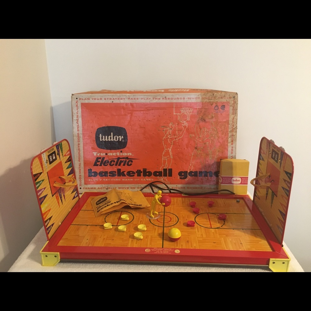 Vintage 1959 Tudor Tru Action Electric Basketball Complete WORKS